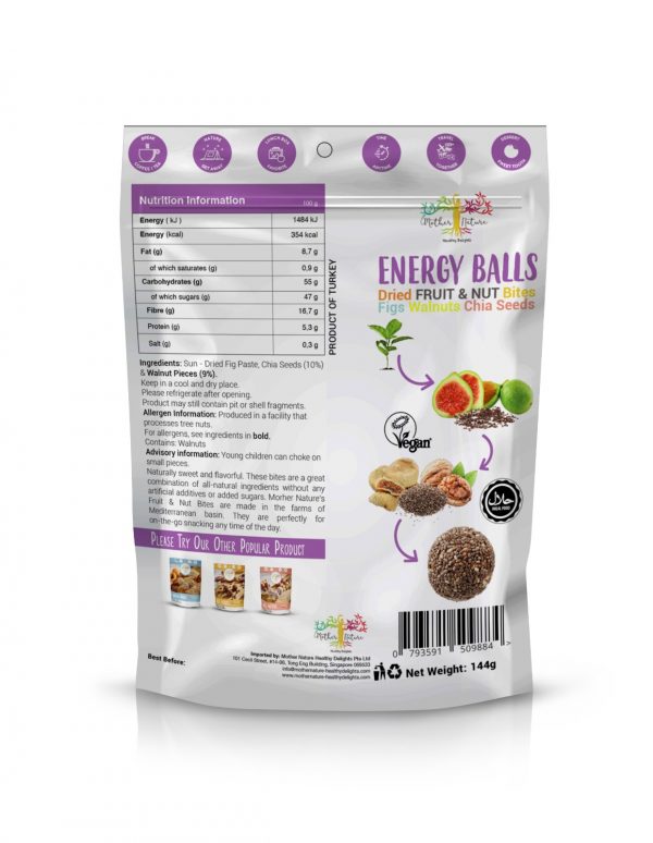 MN ENERGY BALLS FIG AND WALNUT AND CHIA SEEDS 144GM