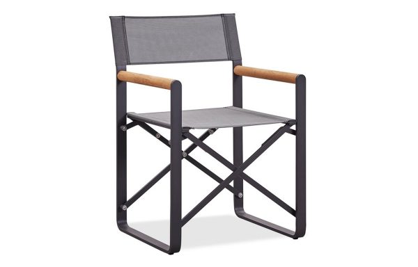 LCA 01 DIRECTORS CHAIR ALU ASTEROID TAUPE 3