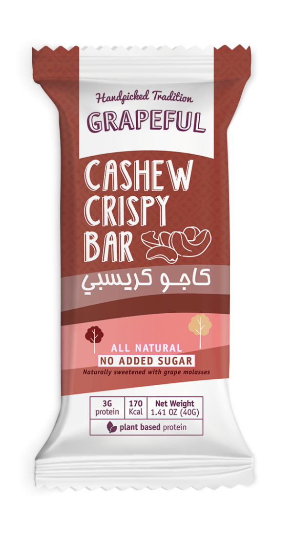 Grapeful Cashew Crispy Bar