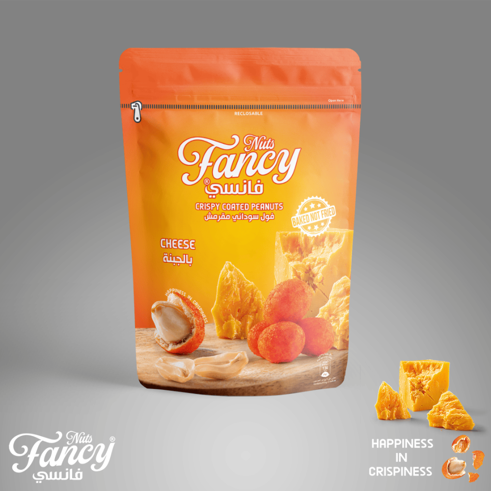 FANCY CRISPY COATED PEANUTS CHEESE 100G